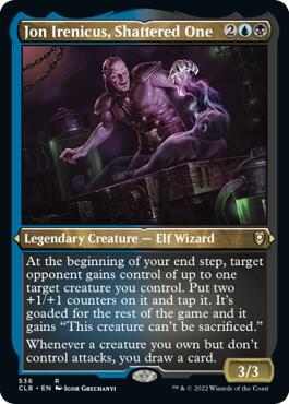 Jon Irenicus, Shattered One (Foil Etched) [Commander Legends: Battle for Baldur's Gate] 536