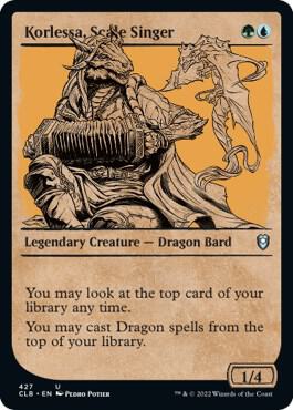 Korlessa, Scale Singer (Showcase) [Commander Legends: Battle for Baldur's Gate] 427