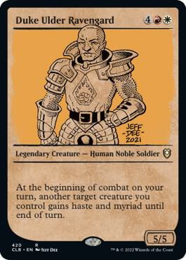 Duke Ulder Ravengard (Showcase) [Commander Legends: Battle for Baldur's Gate] 420