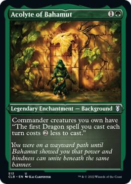 Acolyte of Bahamut (Foil Etched) [Commander Legends: Battle for Baldur's Gate] 513