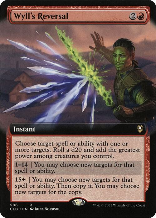 Wyll's Reversal (Extended Art) [Commander Legends: Battle for Baldur's Gate] 586