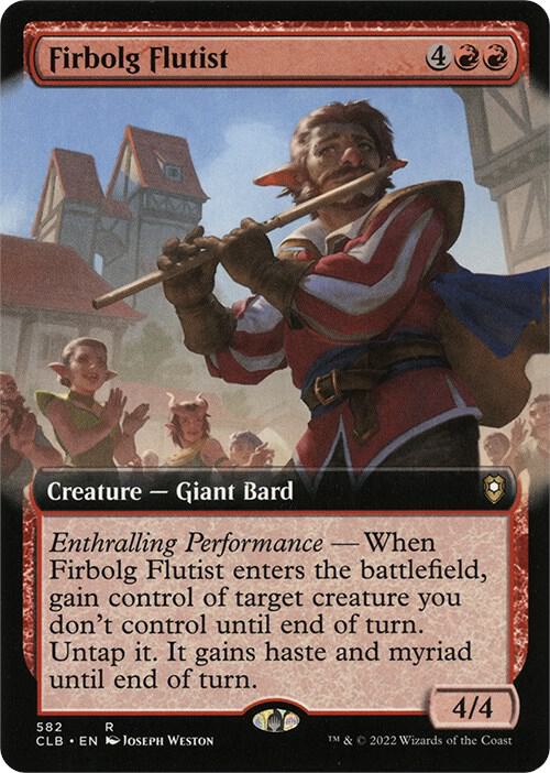 Firbolg Flutist (Extended Art) [Commander Legends: Battle for Baldur's Gate] 582