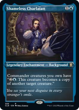 Shameless Charlatan (Foil Etched) [Commander Legends: Battle for Baldur's Gate] 488