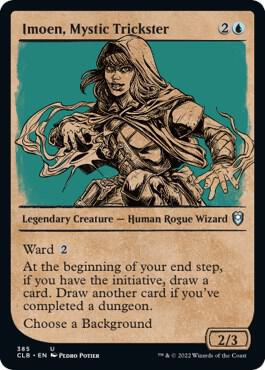 Imoen, Mystic Trickster (Showcase) [Commander Legends: Battle for Baldur's Gate] 385