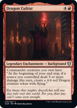 Dragon Cultist [Commander Legends: Battle for Baldur's Gate] 170