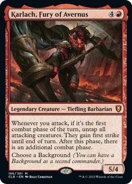 Karlach, Fury of Avernus [Commander Legends: Battle for Baldur's Gate] 186