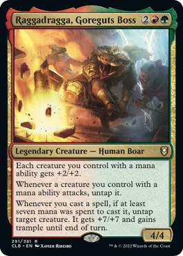 Raggadragga, Goreguts Boss [Commander Legends: Battle for Baldur's Gate] 291