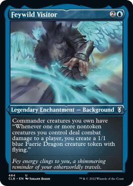 Feywild Visitor (Foil Etched) [Commander Legends: Battle for Baldur's Gate] 484