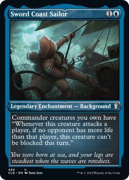 Sword Coast Sailor (Foil Etched) [Commander Legends: Battle for Baldur's Gate] 489