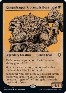 Raggadragga, Goreguts Boss (Showcase) [Commander Legends: Battle for Baldur's Gate] 437