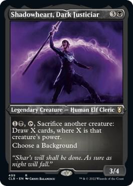 Shadowheart, Dark Justiciar (Foil Etched) [Commander Legends: Battle for Baldur's Gate] 499