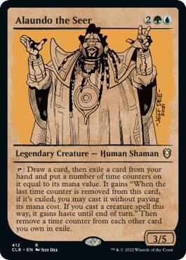Alaundo the Seer (Showcase) [Commander Legends: Battle for Baldur's Gate] 412