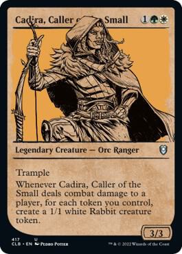 Cadira, Caller of the Small (Showcase) [Commander Legends: Battle for Baldur's Gate] 417