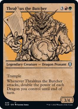 Thrakkus the Butcher (Showcase) [Commander Legends: Battle for Baldur's Gate] 440