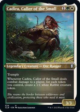 Cadira, Caller of the Small (Foil Etched) [Commander Legends: Battle for Baldur's Gate] 528