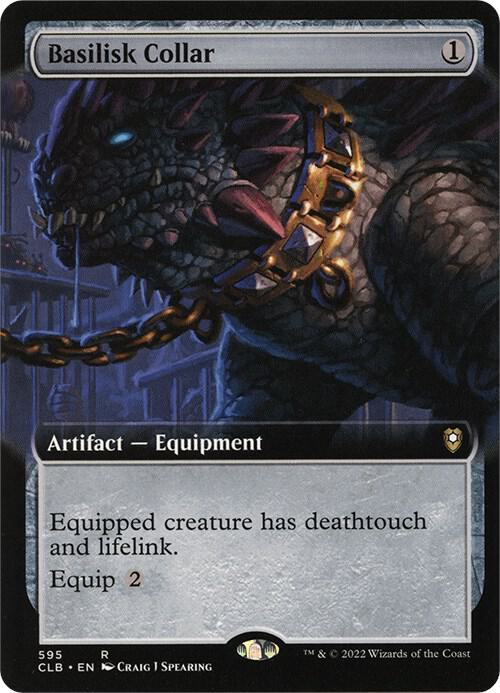 Basilisk Collar (Extended Art) [Commander Legends: Battle for Baldur's Gate] 595