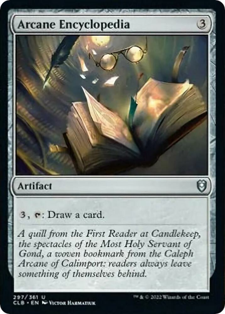 Arcane Encyclopedia [Commander Legends: Battle for Baldur's Gate] 297