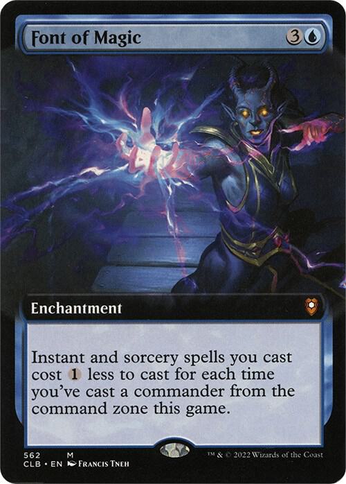 Font of Magic (Extended Art) [Commander Legends: Battle for Baldur's Gate] 562