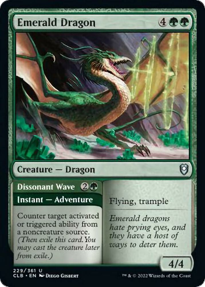 Emerald Dragon [Commander Legends: Battle for Baldur's Gate] 229