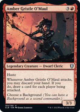 Amber Gristle O'Maul [Commander Legends: Battle for Baldur's Gate] 159