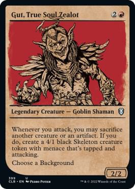 Gut, True Soul Zealot (Showcase) [Commander Legends: Battle for Baldur's Gate] 399