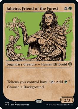 Jaheira, Friend of the Forest (Showcase) [Commander Legends: Battle for Baldur's Gate] 409
