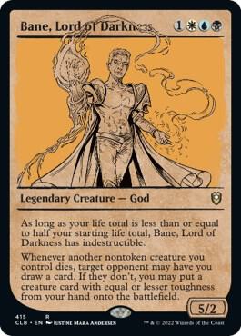 Bane, Lord of Darkness (Showcase) [Commander Legends: Battle for Baldur's Gate] 415