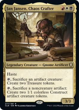 Jan Jansen, Chaos Crafter [Commander Legends: Battle for Baldur's Gate] 277