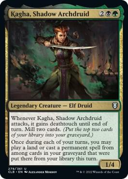 Kagha, Shadow Archdruid [Commander Legends: Battle for Baldur's Gate] 279
