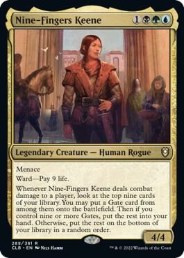 Nine-Fingers Keene [Commander Legends: Battle for Baldur's Gate] 289