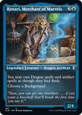 Renari, Merchant of Marvels (Foil Etched) [Commander Legends: Battle for Baldur's Gate] 487