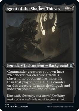 Agent of the Shadow Thieves (Foil Etched) [Commander Legends: Battle for Baldur's Gate] 493
