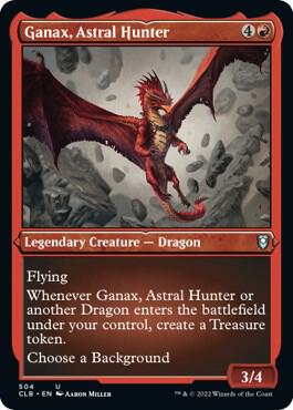 Ganax, Astral Hunter (Foil Etched) [Commander Legends: Battle for Baldur's Gate] 504