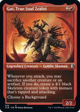 Gut, True Soul Zealot (Foil Etched) [Commander Legends: Battle for Baldur's Gate] 506