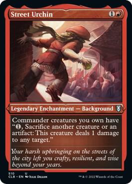 Street Urchin (Foil Etched) [Commander Legends: Battle for Baldur's Gate] 510