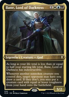 Bane, Lord of Darkness (Foil Etched) [Commander Legends: Battle for Baldur's Gate] 526