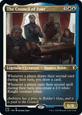 The Council of Four (Foil Etched) [Commander Legends: Battle for Baldur's Gate] 530