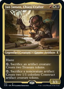 Jan Jansen, Chaos Crafter (Foil Etched) [Commander Legends: Battle for Baldur's Gate] 535