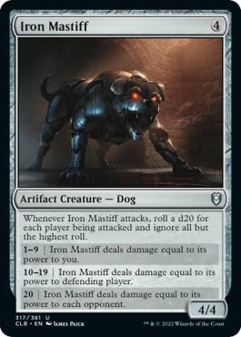 Iron Mastiff [Commander Legends: Battle for Baldur's Gate] 317