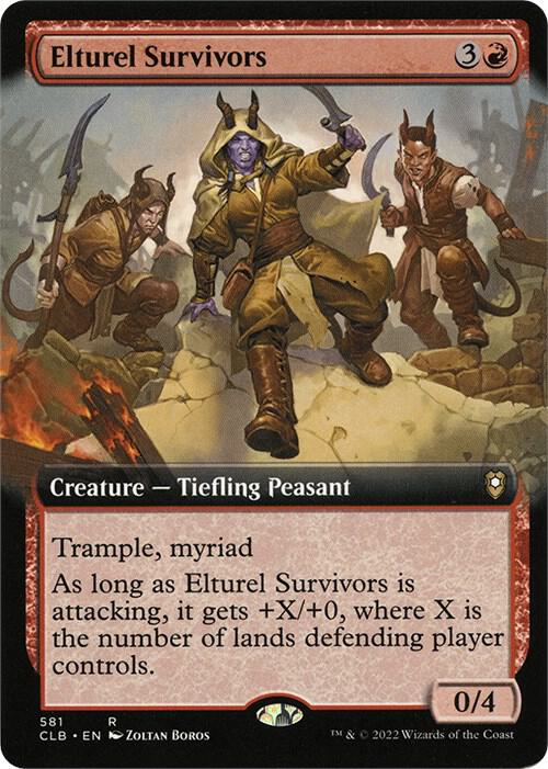 Elturel Survivors (Extended Art) [Commander Legends: Battle for Baldur's Gate] 581