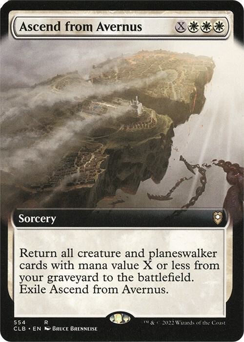 Ascend from Avernus (Extended Art) [Commander Legends: Battle for Baldur's Gate] 554