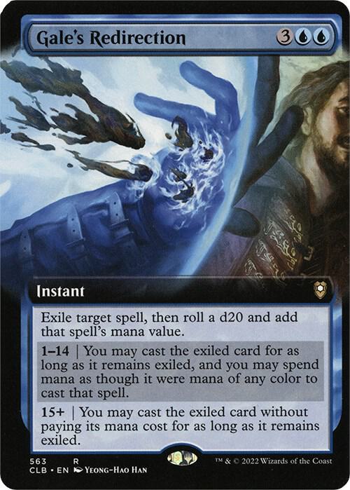 Gale's Redirection (Extended Art) [Commander Legends: Battle for Baldur's Gate] 563