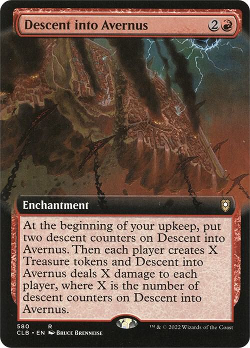 Descent into Avernus (Extended Art) [Commander Legends: Battle for Baldur's Gate] 580