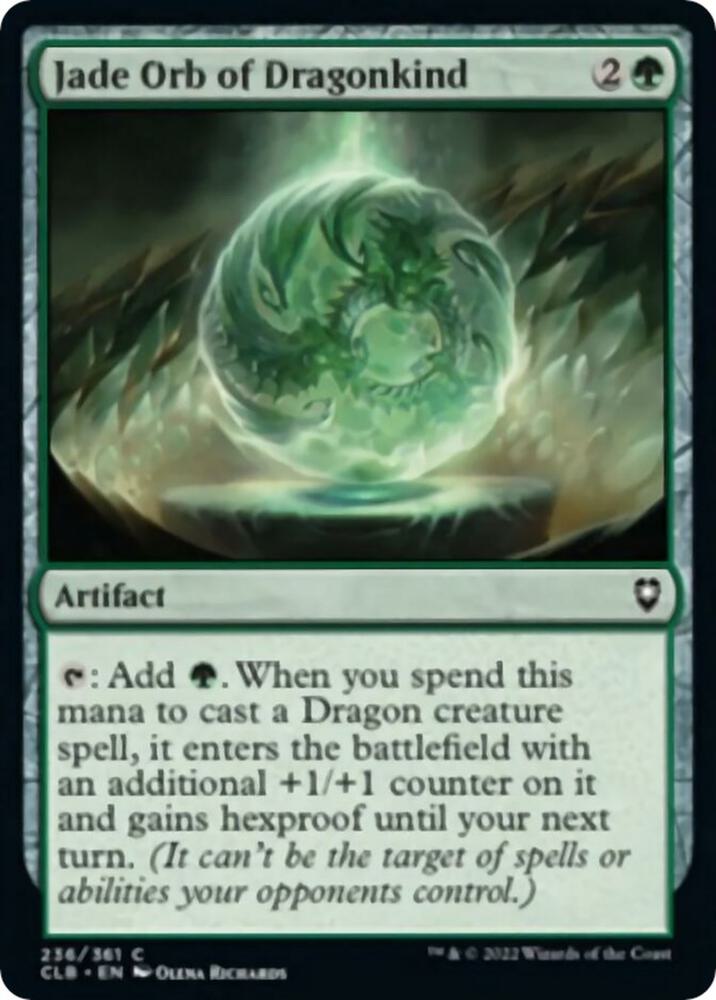 Jade Orb of Dragonkind [Commander Legends: Battle for Baldur's Gate] 236