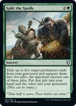 Split the Spoils [Commander Legends: Battle for Baldur's Gate] 257