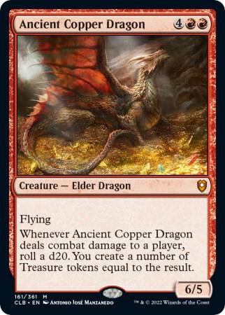 Ancient Copper Dragon [Commander Legends: Battle for Baldur's Gate] 161