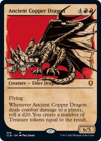 Ancient Copper Dragon (Showcase) [Commander Legends: Battle for Baldur's Gate] 396