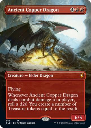 Ancient Copper Dragon (Borderless) [Commander Legends: Battle for Baldur's Gate] 368