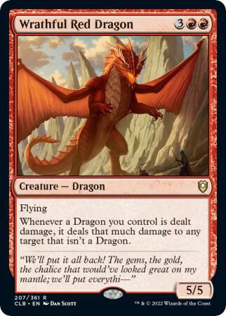 Wrathful Red Dragon [Commander Legends: Battle for Baldur's Gate] 207