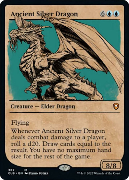 Ancient Silver Dragon (Showcase) [Commander Legends: Battle for Baldur's Gate] 382